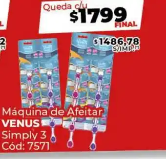 Diarco Máquina de Afeitar VENUS  Simply 3 oferta