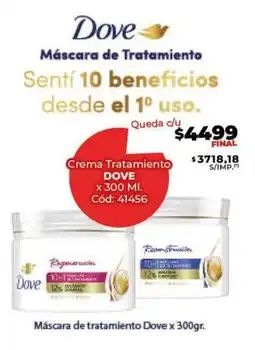Diarco Máscara de tratamiento Dove oferta
