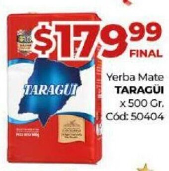 Diarco Yerba Mate Taragüi x 500 gr. oferta
