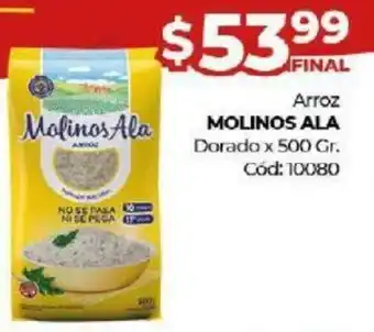 Diarco Arroz Molinos Ala Dorado x 500 gr oferta