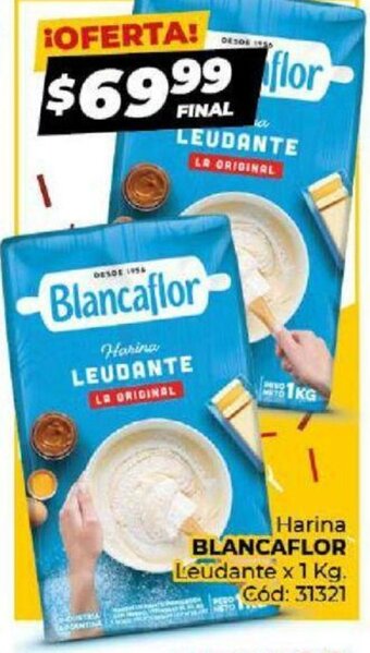 Diarco Harina Blancaflor Leudante x 1 Kg oferta