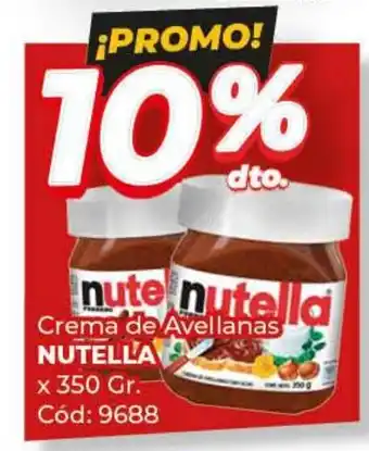 Diarco Crema de Avellanas NUTELLA oferta