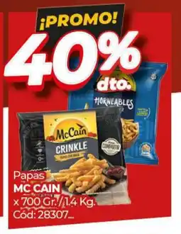 Diarco Papas McCAIN oferta
