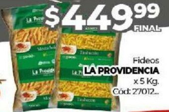 Diarco Fideos La Providencia x 5 Kg oferta