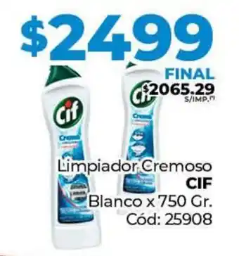 Diarco Limpiador Cremoso CIF Blanco oferta