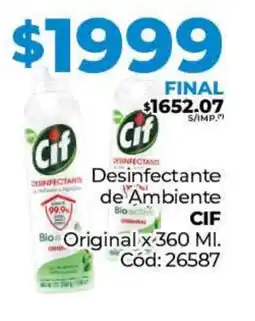 Diarco Desinfectante de Ambiente CIF Original oferta