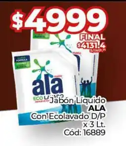 Diarco Jabón Líquido ALA Con Ecolavado d/p oferta