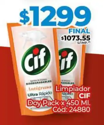 Diarco Limpiador CIF Doy Pack oferta
