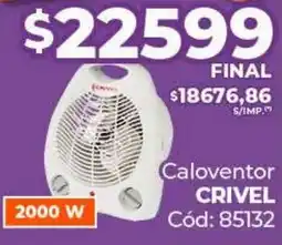 Diarco Caloventor CRIVEL oferta