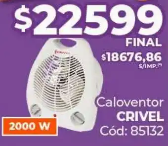Diarco Caloventor CRIVEL oferta