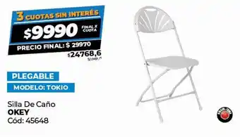 Diarco Silla De Caño OKEY oferta
