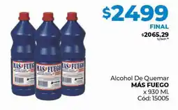 Diarco Alcohol De Quemar MÁS FUEGO oferta