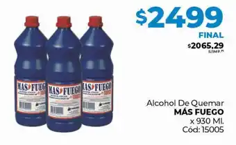 Diarco Alcohol De Quemar MÁS FUEGO oferta