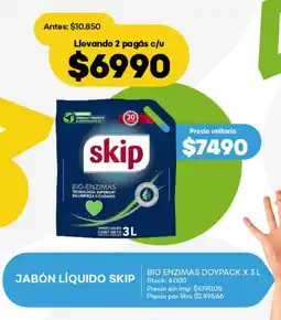Super MAMI Jabón líquido skip bio enzimas doypack oferta