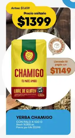 Super MAMI Yerba chamigo con palo oferta