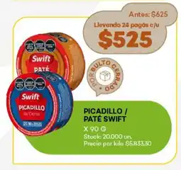 Super MAMI Picadillo / paté swift oferta