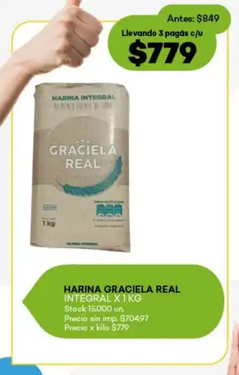 Super MAMI Harina graciela real integral oferta