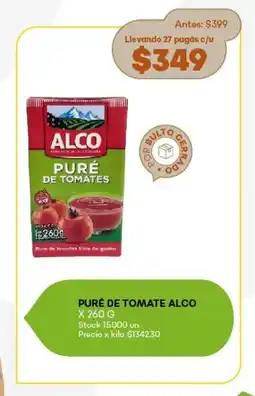 Super MAMI Puré de tomate alco oferta