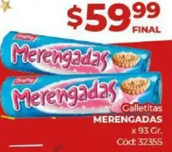 Diarco Galletitas Merengadas x 93 gr oferta