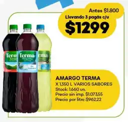 Super MAMI Amargo terma varios sabores oferta