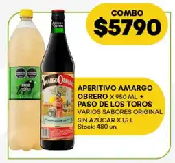 Super MAMI Aperitivo amargo obrero + paso de los toros varios sabores original sin azúcar oferta