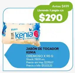 Super MAMI Jabón de tocador κενια cremoso oferta