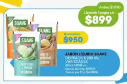 Super MAMI Jabón líquido suave doypack variedades oferta