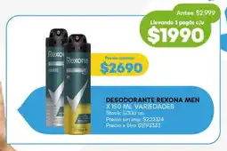 Super MAMI Desodorante rexona men variedades oferta