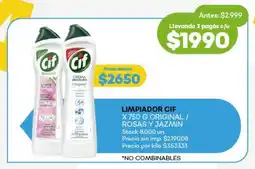 Super MAMI Limpiador cif original / rosas y jazmin oferta