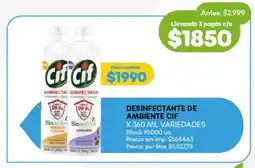 Super MAMI Desinfectante de ambiente cif variedades oferta