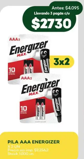 Super MAMI Pila AAA energizer oferta