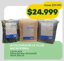 Super MAMI Acolchadob le club microfibra oferta