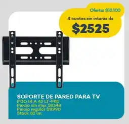 Super MAMI Soporte de pared para tv FIJO 14 A 43 LT-FTIO oferta
