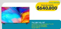 Super MAMI TV LED TCL 55" L55P635-F UHD Google TV-RV oferta