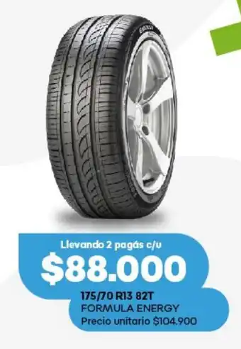 Super MAMI 175/70 R13 82T Formula energy oferta