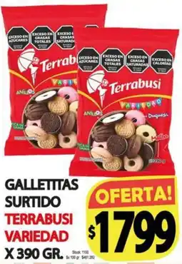 Supermercados Becerra Galletttas surtido terrabusi variedad oferta