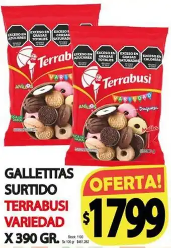 Supermercados Becerra Galletttas surtido terrabusi variedad oferta