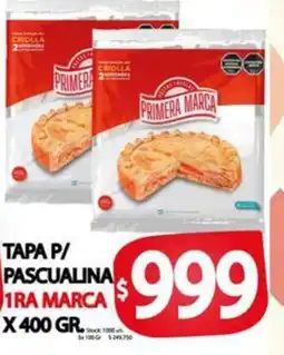 Supermercados Becerra Tapa p/ pascualina 1ra marca oferta