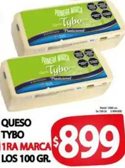 Supermercados Becerra Queso tybo 1ra marca los oferta