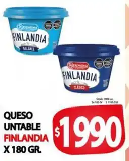 Supermercados Becerra Queso untable finlandia oferta