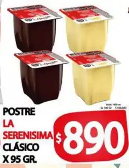 Supermercados Becerra Postre la serenisima clásico oferta