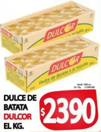 Supermercados Becerra Dulce de batata dulcor oferta