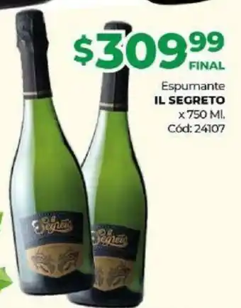 Diarco IL Segreto Espumante x 750ml oferta