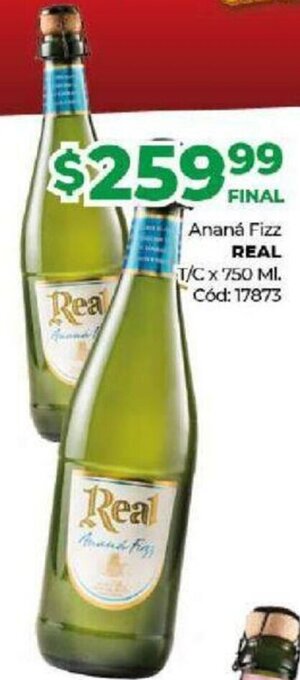 Diarco Real Ananá Fizz T/C x 750ml oferta