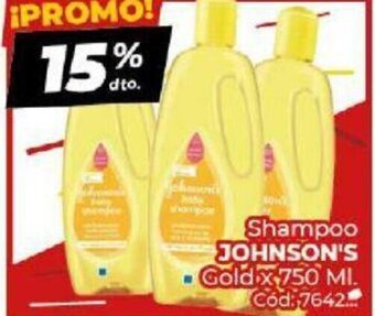 Diarco Johnson's Shampoo Gold x 750ml oferta
