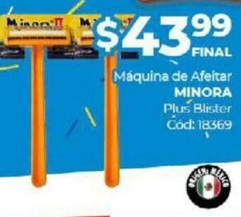 Diarco Minora Máquina de Afeitar Plus Blister oferta