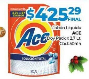 Diarco Ace Jabón Líquido Doy Pack x 2,7lt oferta
