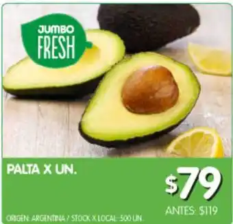 Jumbo Jumbo Fresh Palta x Un. oferta