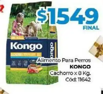 Diarco Kongo Alimento Para Perros Cachorro x 8kg oferta