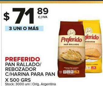 Carrefour Pan rallado preferido oferta